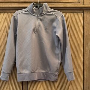 Men's Gray Quarter-Zip Sweater